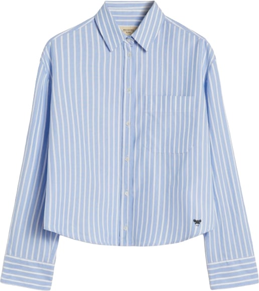 Max Mara Shirts Clear Blue