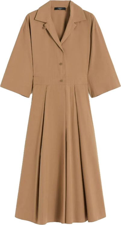 Max Mara Dresses Leather Brown