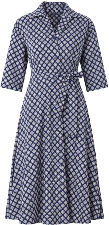 Max Mara Dresses Blu Geometrico