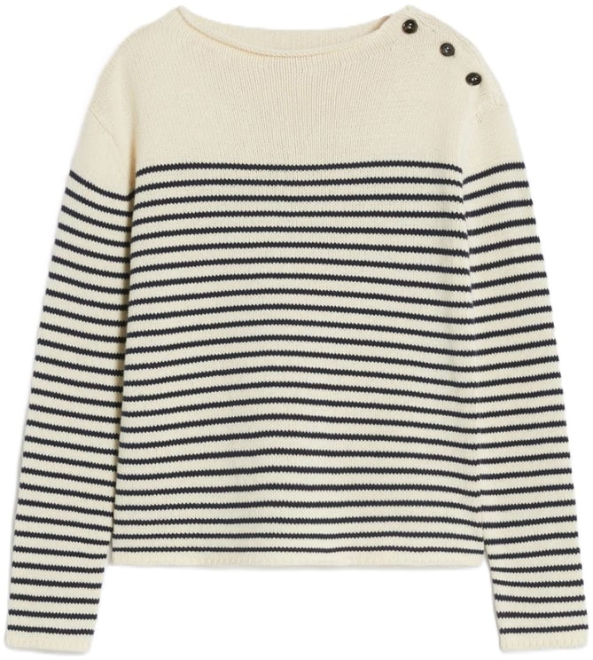 Max Mara Sweaters Blu Riga Piccola