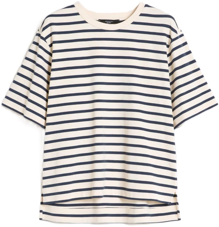 Max Mara Sweaters Ecru Rigato