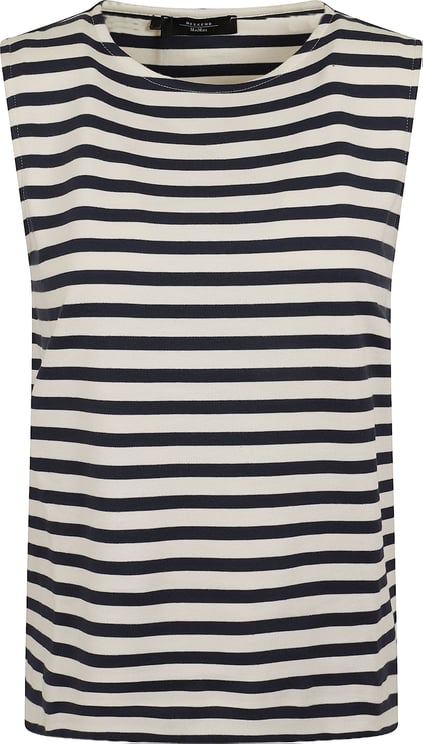 Max Mara WEEKEND MAX MARA JERSEY INTERLOCK DI COTONE UNITO E RIGATO