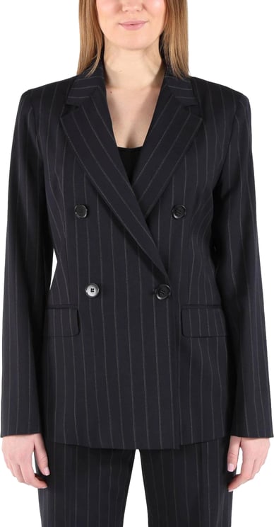 Max Mara Jackets Blu Gessato