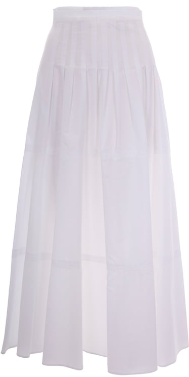 Max Mara Skirts Bianco Ottico