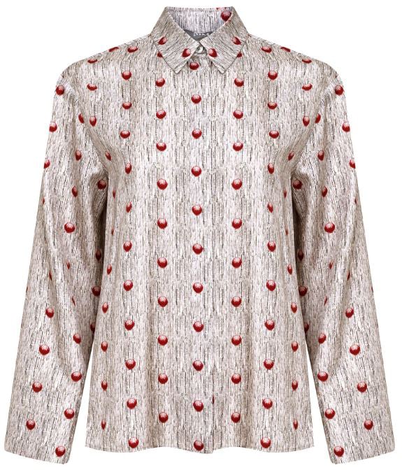 Max Mara Shirts Sabbia Pois Irregolari