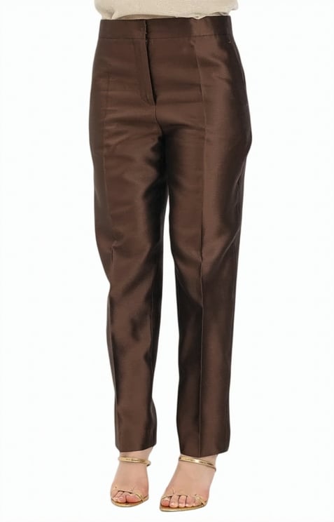 Max Mara Mstzinco Brown Tailored Trousers