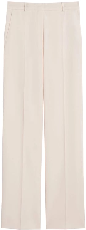 Max Mara Light Beige Quasar Wide-Leg Trousers