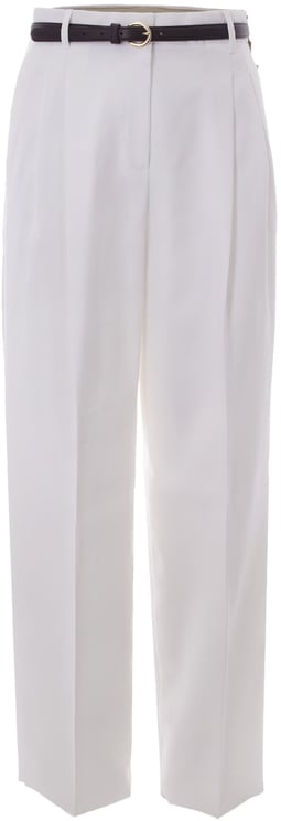 Max Mara Trousers Bianco