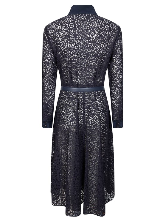 Max Mara Ricordi Floral Lace Polo Dress
