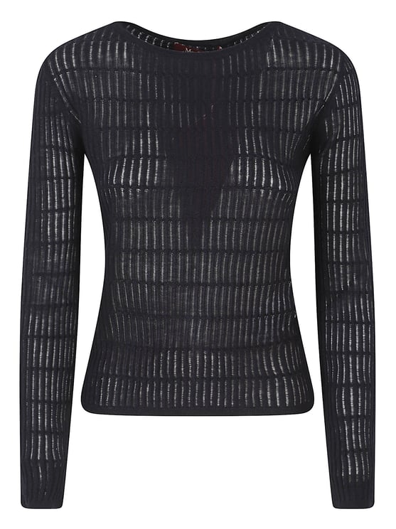 Max Mara Slim Fit Ribbed Knit Top