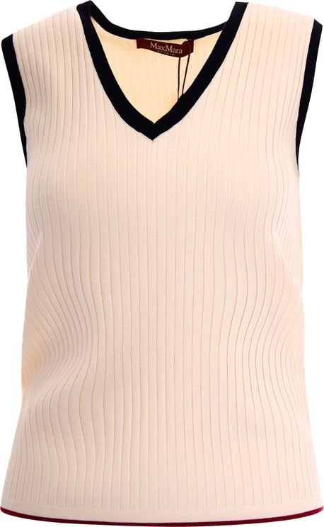 Max Mara Sweaters Bianco Blu