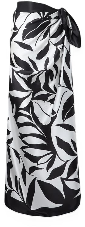 Max Mara Scarfs Nero Stampa Floreale