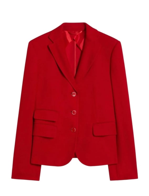 Max Mara Tailored Blazer With Enamelled Button Accents