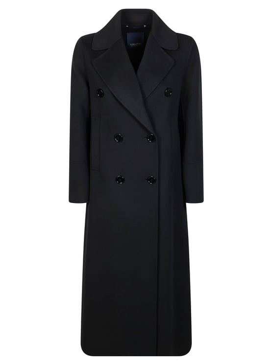 Max Mara Custodi Double Breasted Back Belt Coat