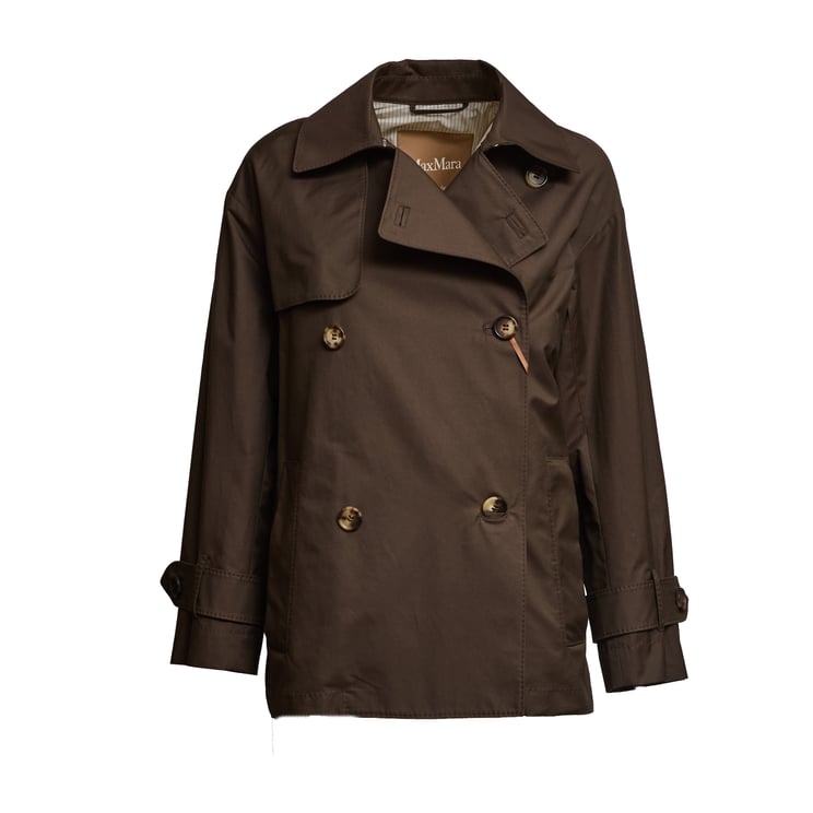 Max Mara Zeno Double Breasted Water Repellent Trench Coat