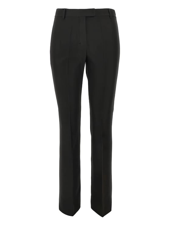 Max Mara Black Fatina Straight-Leg Tailored Pants