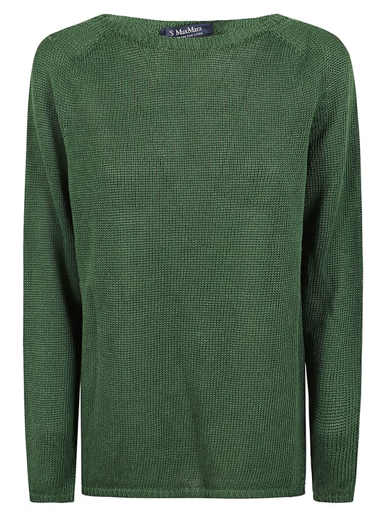 Max Mara Giolino Boat Neck Linen Sweater