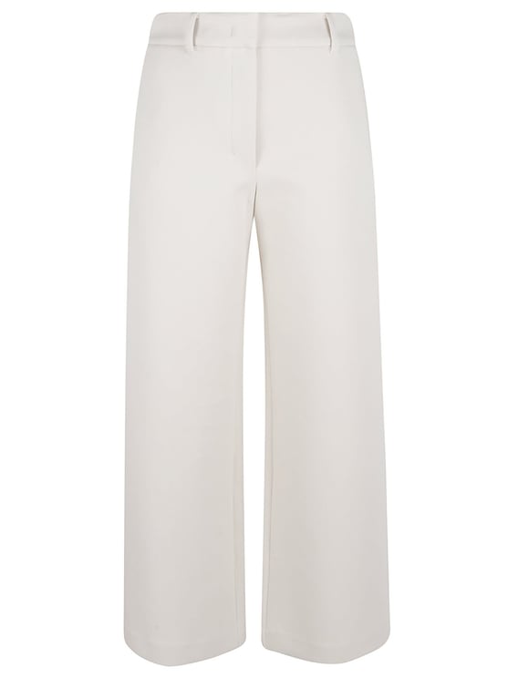 Max Mara Wide-Leg Cropped Trousers with Tailored Finish