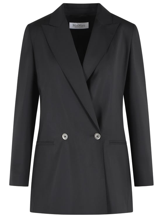 Max Mara 'Bikini' Black Virgin Wool Blazer