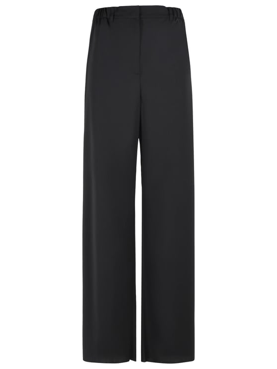 Max Mara 'Editto' Black Virgin Wool Pants