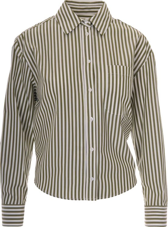 Max Mara Shirts Riga Pari Pistacchio/Off White