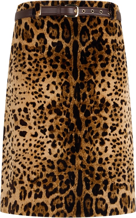 Max Mara Skirts Leopard
