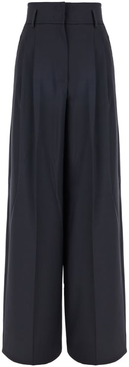 Max Mara Max Mara Studio Navy blue wool pants