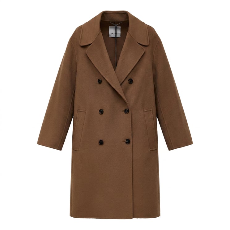 Max Mara Magnolia Midi Double-Breasted Wool Coat
