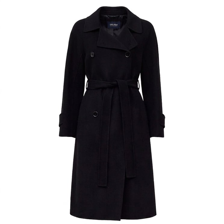 Max Mara Samanta Double Drap Raglan Wool Coat