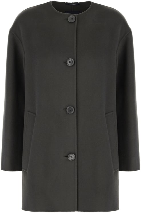 Max Mara Max Mara S Dark grey wool coat