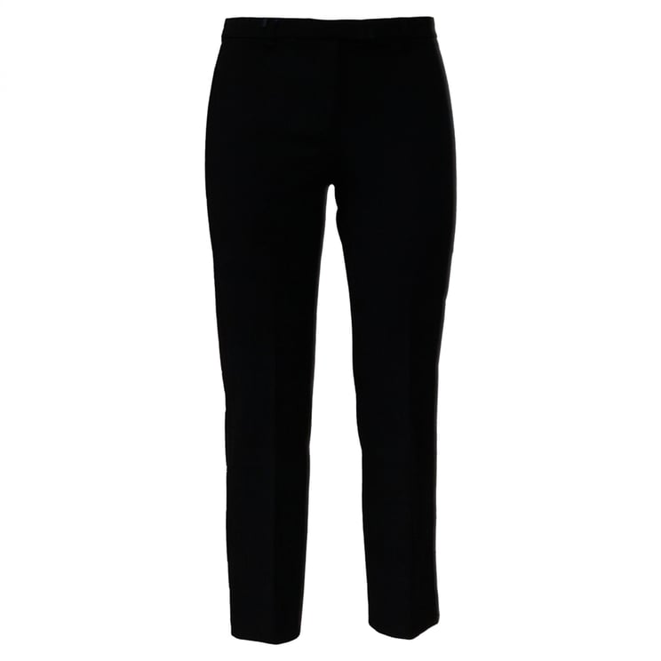 Max Mara Slim Fit Trousers With Tailored Construction And Flared Hems