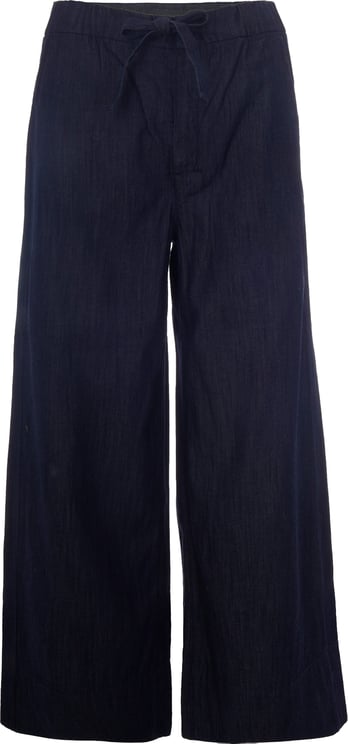 Max Mara 'S Max Mara Trousers Blu Notte Scuro Pulito