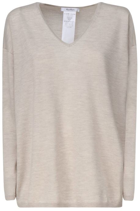 Max Mara Max Mara Beige Cashmere Sweater