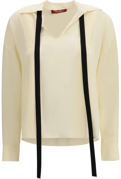 Max Mara Max Mara Beige Silk Blouse