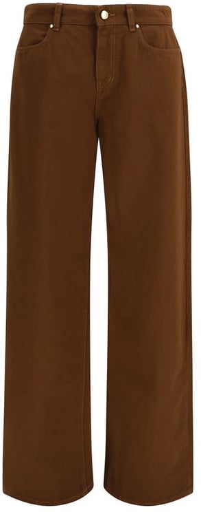 Max Mara Max Mara Brown Cotton Pants
