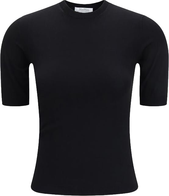 Max Mara Max Mara Black Viscose T-Shirt