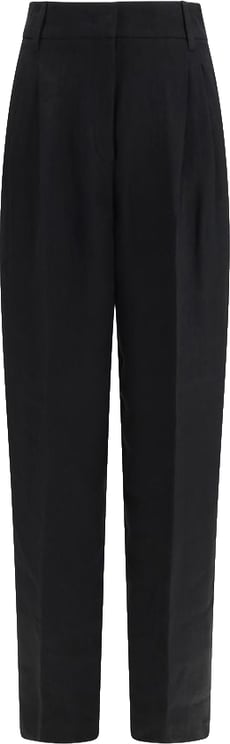 Max Mara Max Mara Black Linen Pants