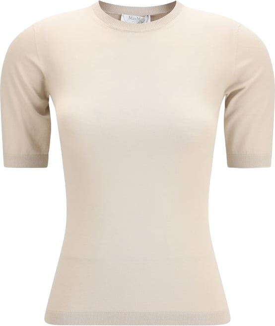 Max Mara Fitted Short-Sleeve Top
