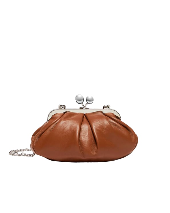 Max Mara Soft Leather Pasticcino Bag With Chain Strap