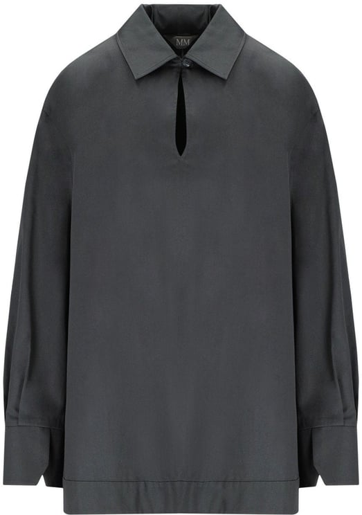 Max Mara MM MAX MARA ABANO GREY BLOUSE