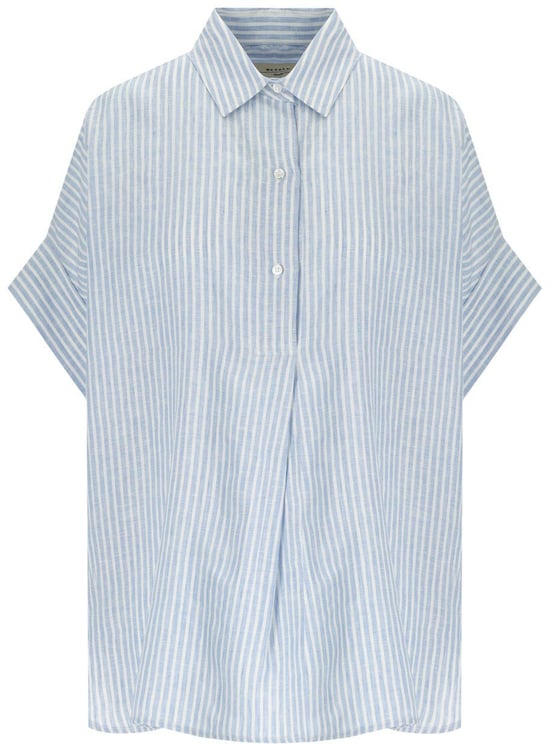Max Mara MAX MARA WEEKEND VERVE LIGHT BLUE BLOUSE
