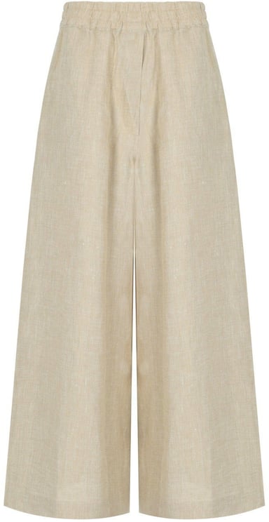 Max Mara MAX MARA WEEKEND FELINO ECRU PANTS