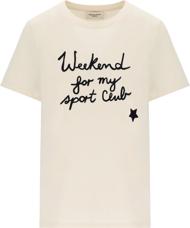 Max Mara MAX MARA WEEKEND EDISON ECRU T-SHIRT
