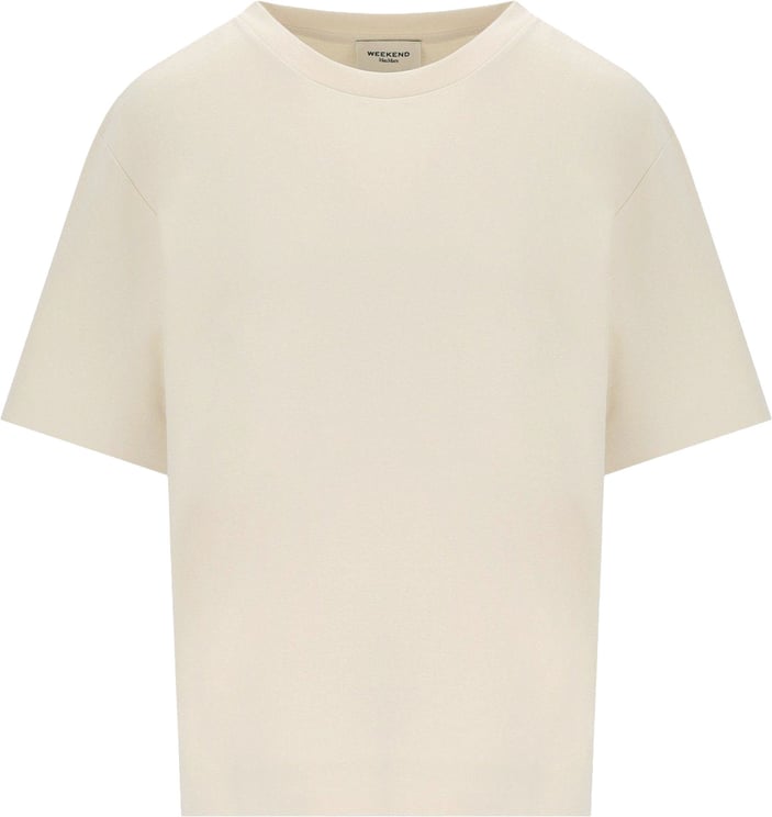 Max Mara T-SHIRT MULTID ECRU MAX MARA WEEKEND