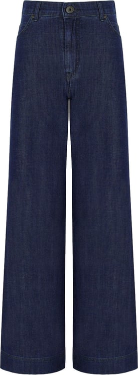 Max Mara MAX MARA WEEKEND VEGA DARK WIDE LEG JEANS