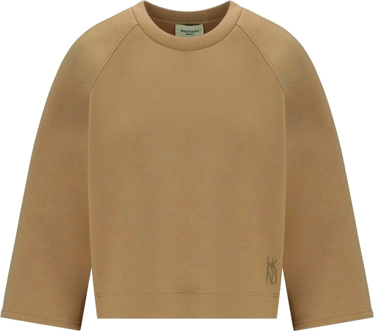 Max Mara MAX MARA WEEKEND VASTO BEIGE SWEATSHIRT