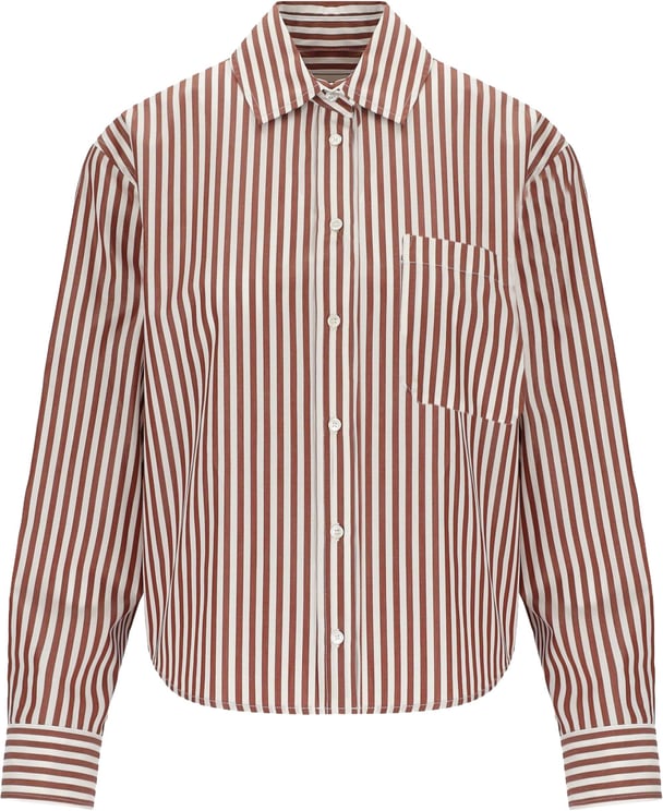 Max Mara MAX MARA WEEKEND PANETTO WHITE AND STRIPED SHIRT