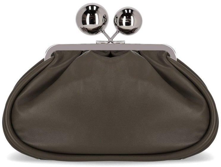 Max Mara MAX MARA WEEKEND PASTICCINO MILVANEW MEDIUM MUD CLUTCH