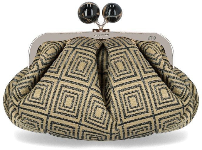 Max Mara MAX MARA WEEKEND PASTICCINO ITALIANROOTS SMALL BEIGE CLUTCH BAG