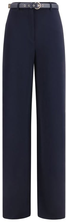 Max Mara Max Mara Blue Triacetate Dress Pants